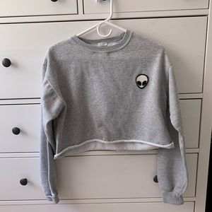 Brandy gray sweatshirt